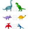 Klocki Magnetyczne Dino World XL 50 el.