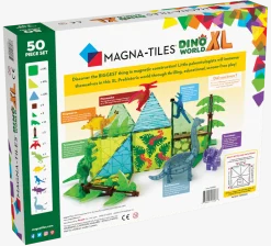 Klocki Magnetyczne Dino World XL 50 el.