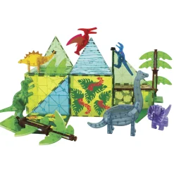 Klocki Magnetyczne Dino World XL 50 el.
