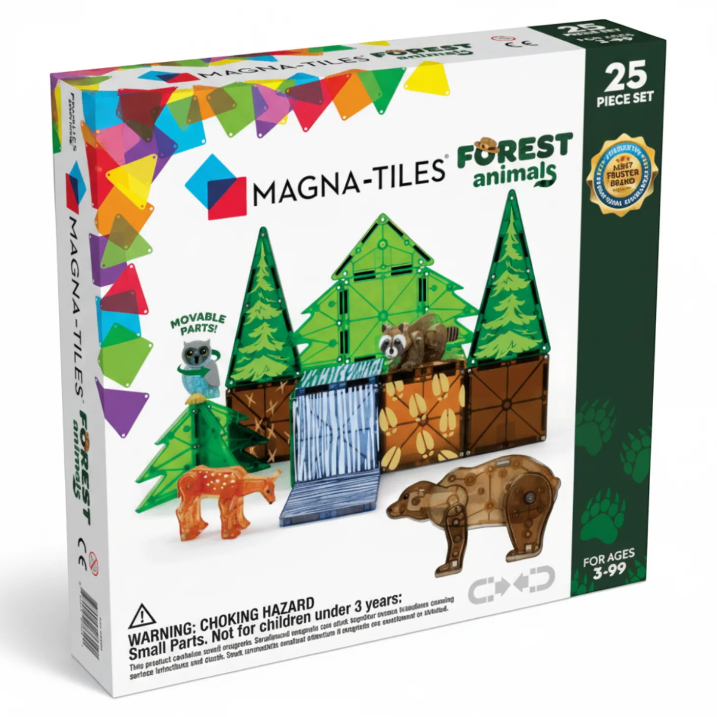Klocki Magnetyczne Forest Animals 25 el.