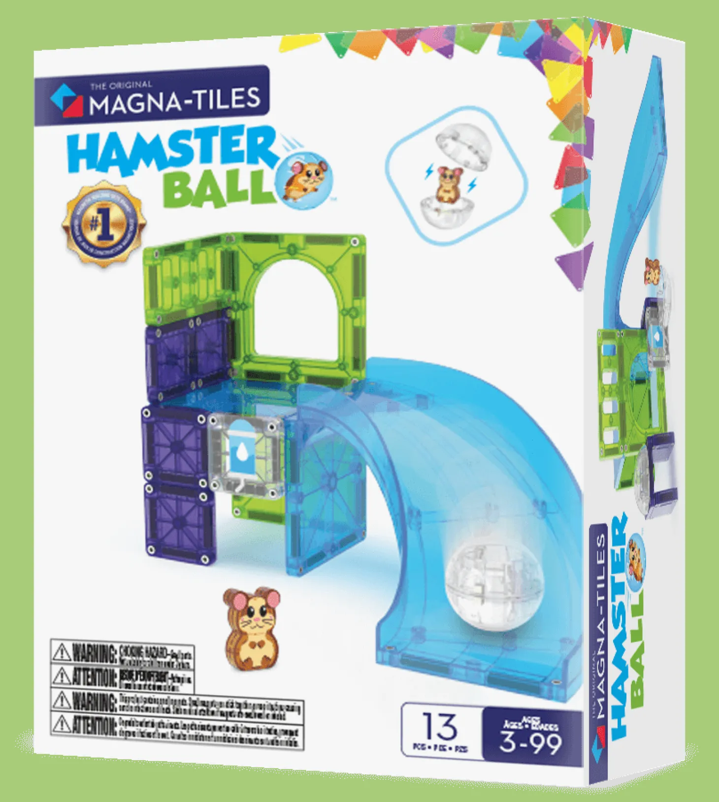 Klocki Magnetyczne Hamster Ball 13 el.
