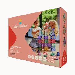 Klocki magnetyczne Large Creative Pack Pastel - 125 el.