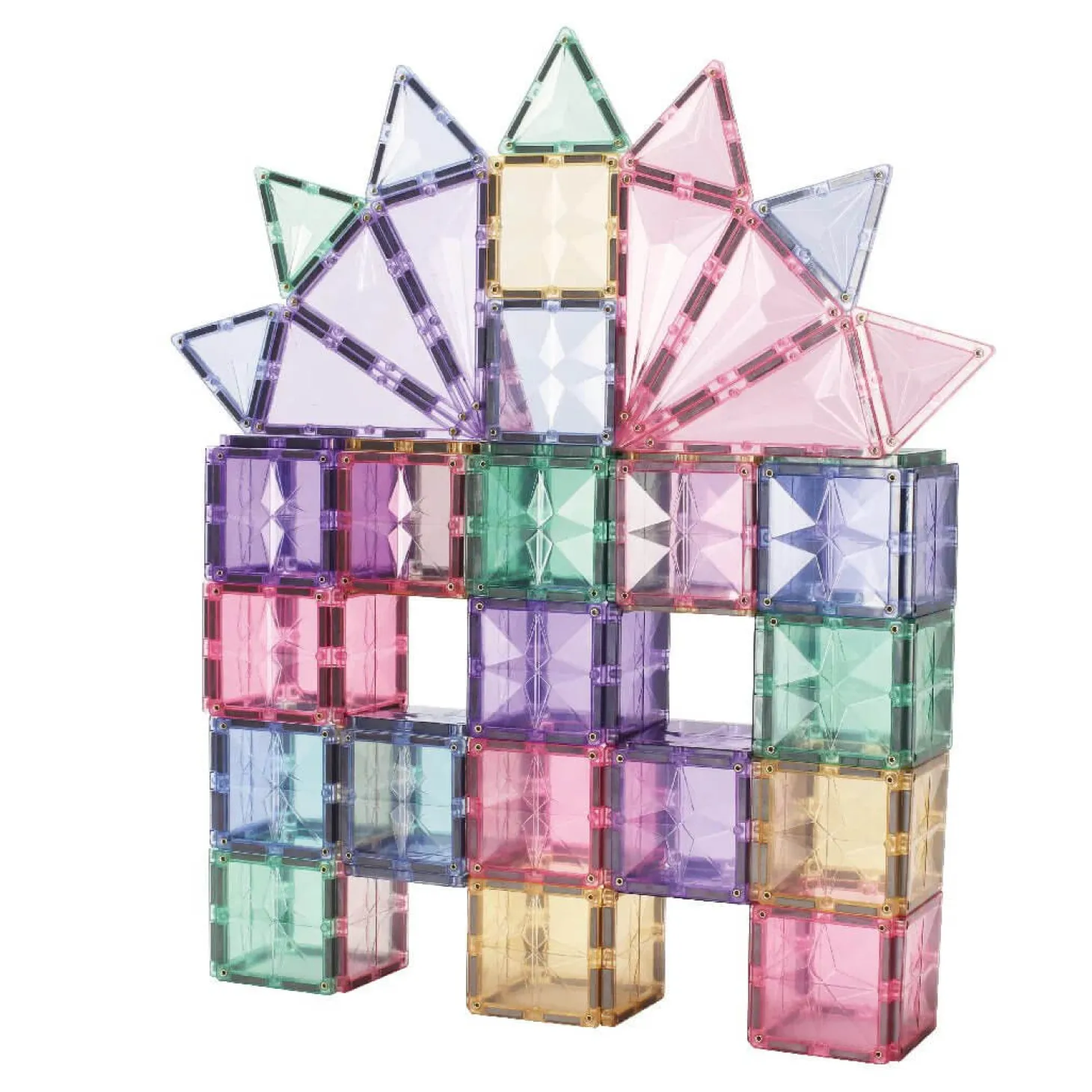 Klocki magnetyczne Large Creative Pack Pastel - 125 el.