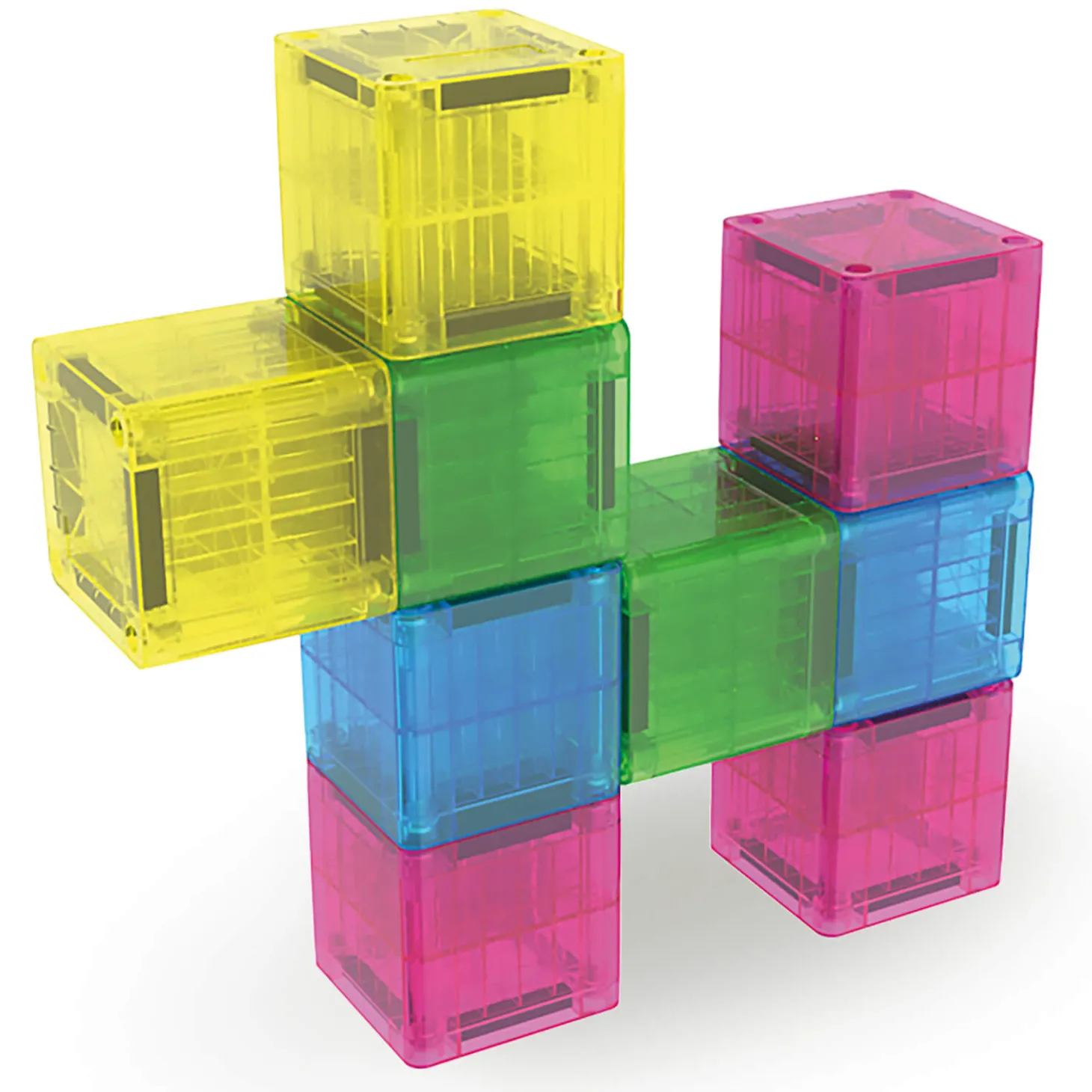 Klocki Magnetyczne microMAGS Cubes, 9 el.