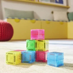Klocki Magnetyczne microMAGS Cubes, 9 el.