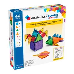 Klocki Magnetyczne microMAGS 46 el. COMBO
