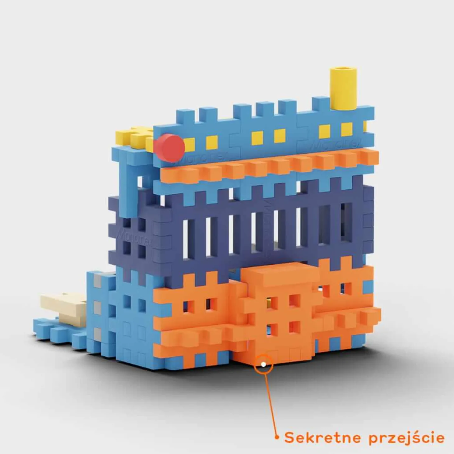 Klocki MINI Waffle City Posterunek Policji 280 el.