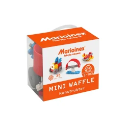 Klocki waffle MINI konstruktor chłopiec 35 szt.