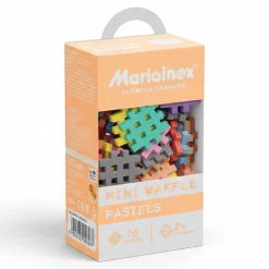 Klocki waffle MINI pastel 70 szt.
