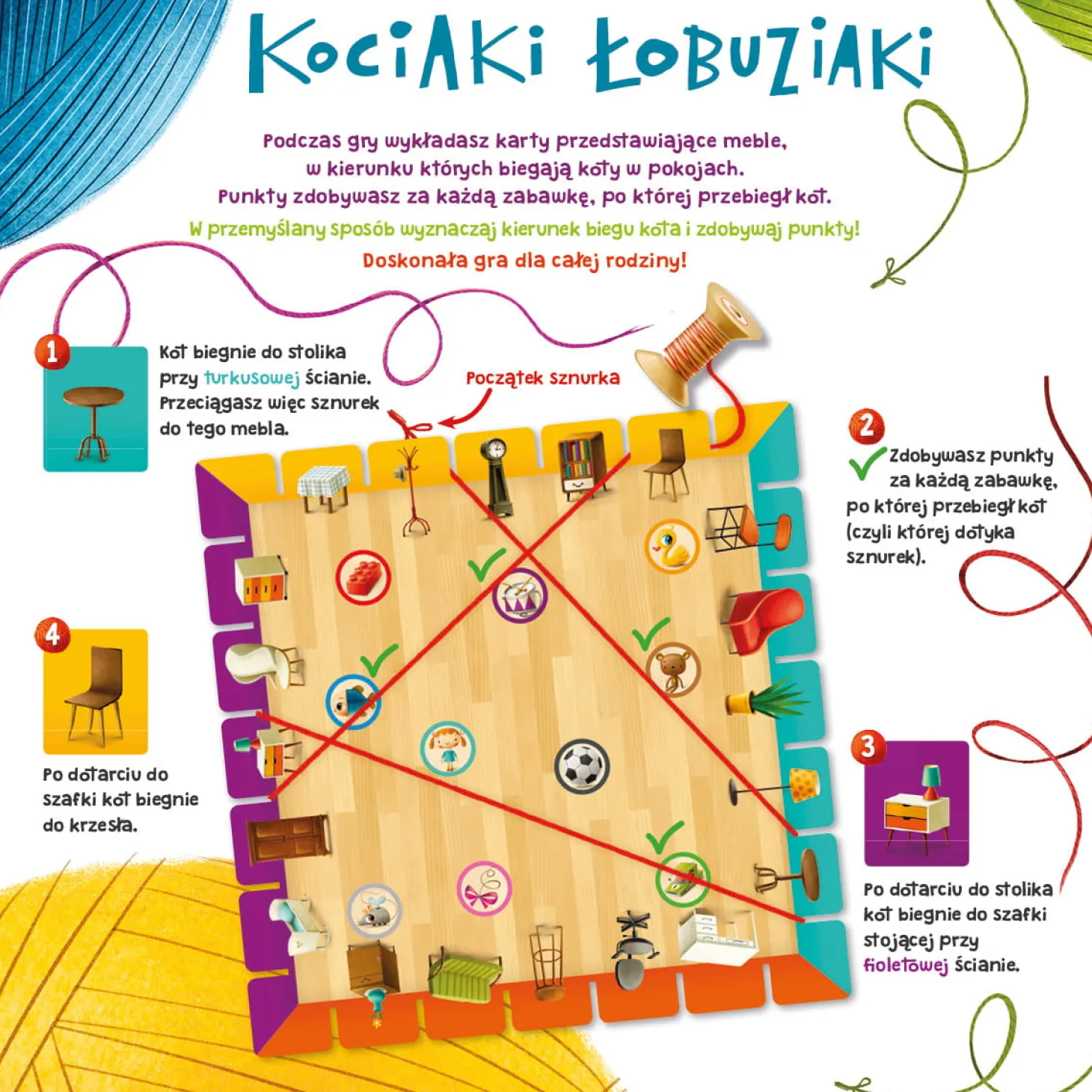 Kociaki łobuziaki - Gra planszowa