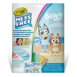 Kolorowanka dla dzieci i 4 niebrudzące magiczne flamastry Color Wonder Mess Free Bluey 3+