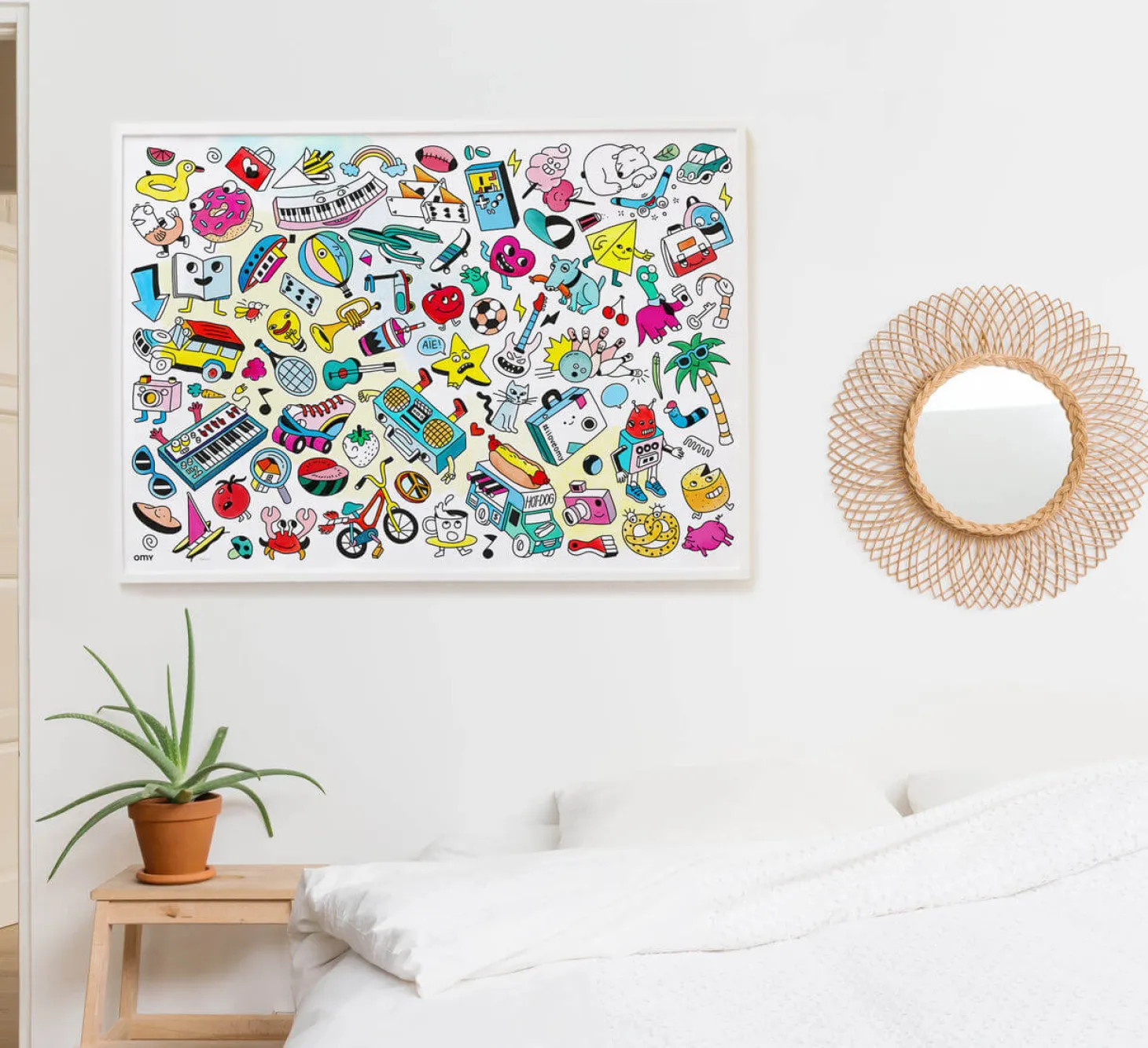 Kolorowanka 100x70cm POP ART