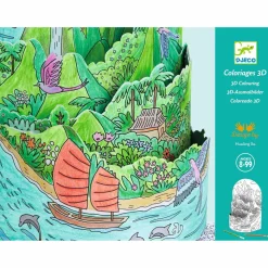 Kolorowanki 3D - Na szczycie mojej wyspy