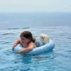 Koło do pływania Baby Blue Craby z siedziskiem