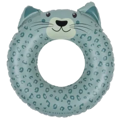 Koło do pływania 55 cm Animal Green Leopard