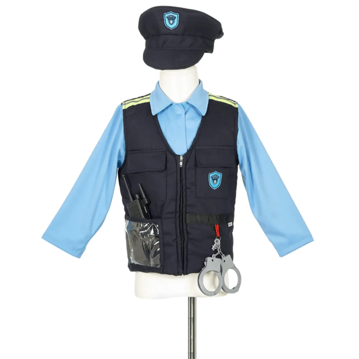 Kostium policjanta z czapką i akcesoriami 4-7 lat