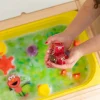 Kostki sensoryczne świecące w wodzie Elmo Ulica Sezamkowa - zabawka kąpielowa