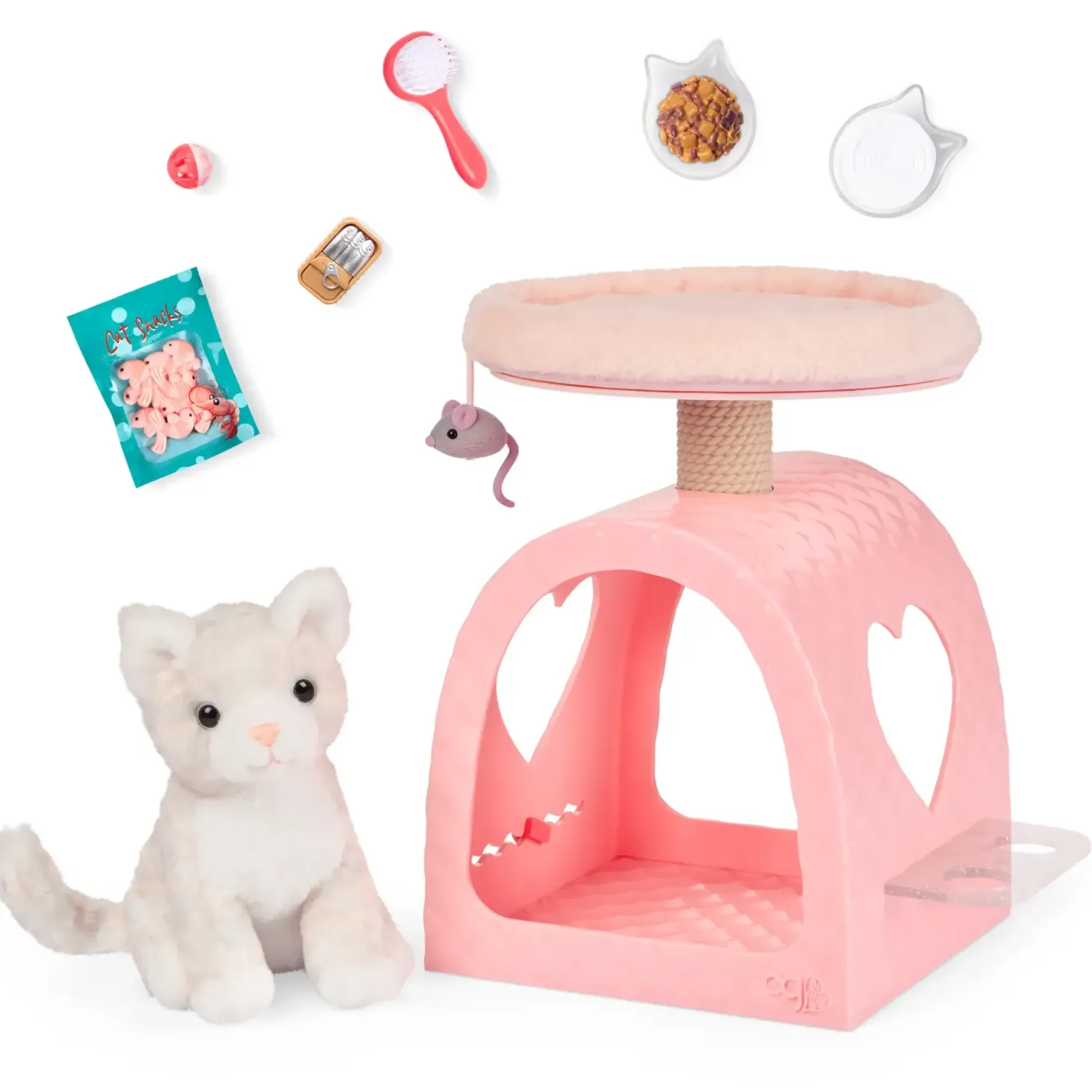 Kotek z domkiem-drapakiem i akcesoriami - Purrfect Retreat