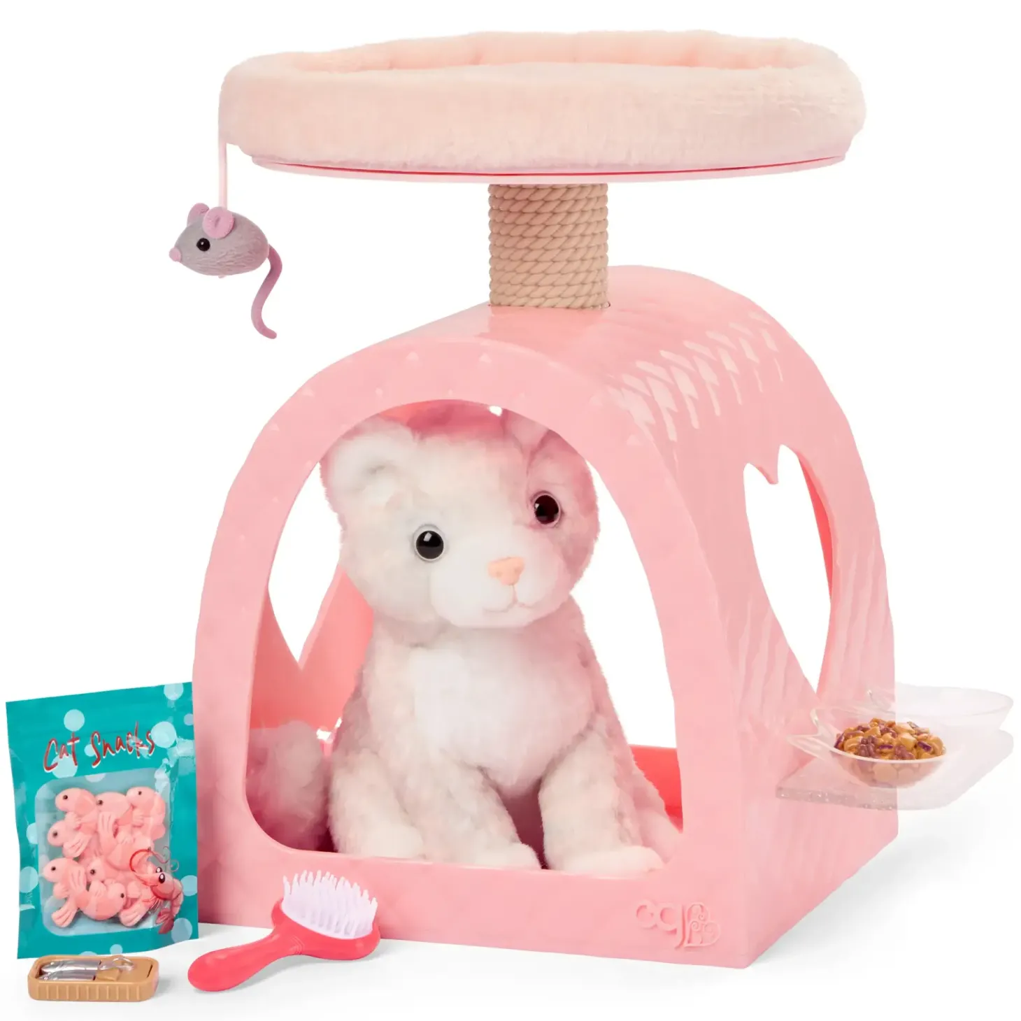 Kotek z domkiem-drapakiem i akcesoriami - Purrfect Retreat