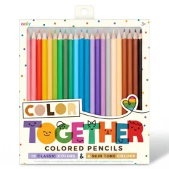 Kredki Ołówkowe, Klasyczne Kolory i Odcienie Karnacji - Color Together