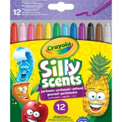 Kredki wykręcane zapachowe Silly Scents 12szt.