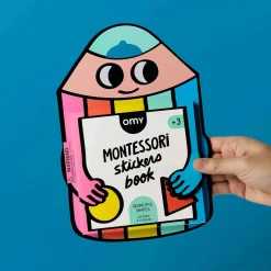 Książeczka Montessori z naklejkami FIGURY I KSZTAŁTY