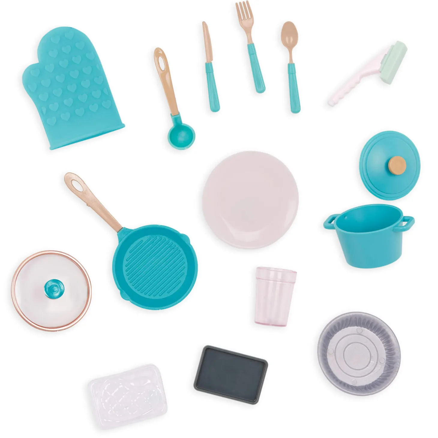 Kuchnia z wyposażeniem dla lalek - Gourmet Kitchen Set
