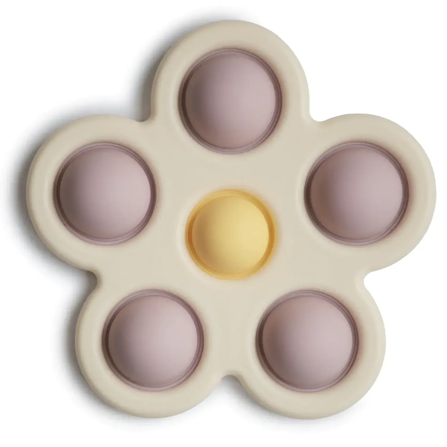 Kwiatek Press Toy - lilac, pale daffodil, ivory
