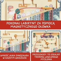 Labirynt magnetyczny Jaja dinozaura, 3+