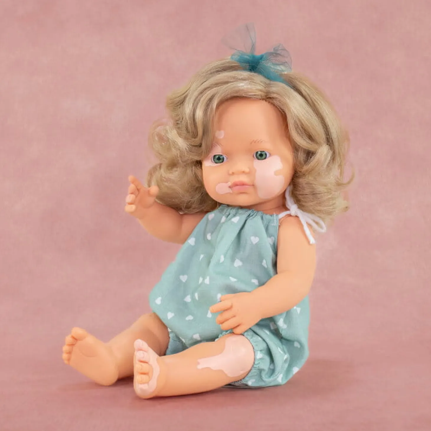 Lalka dziewczynka Europejka Ciemny Blond Bielactwo My Friends & Me, 38cm
