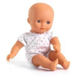 Lalka MINI BARBARA w materiałowym koszu