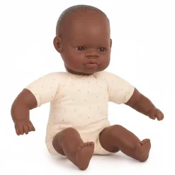 Lalka z miękkim brzuchem - Afryka 32cm