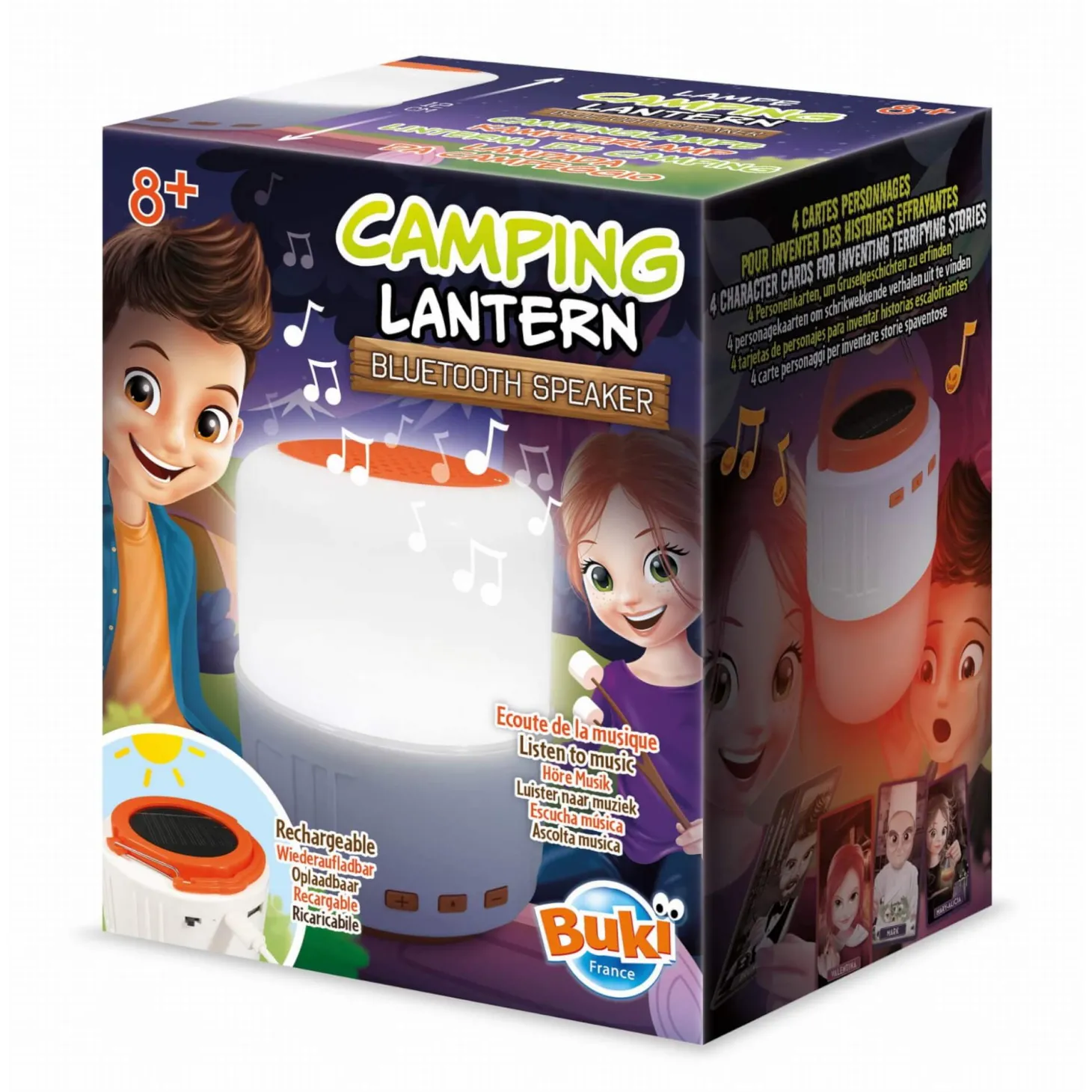 Lampka solarna - Latarka Bluetooth na kemping
