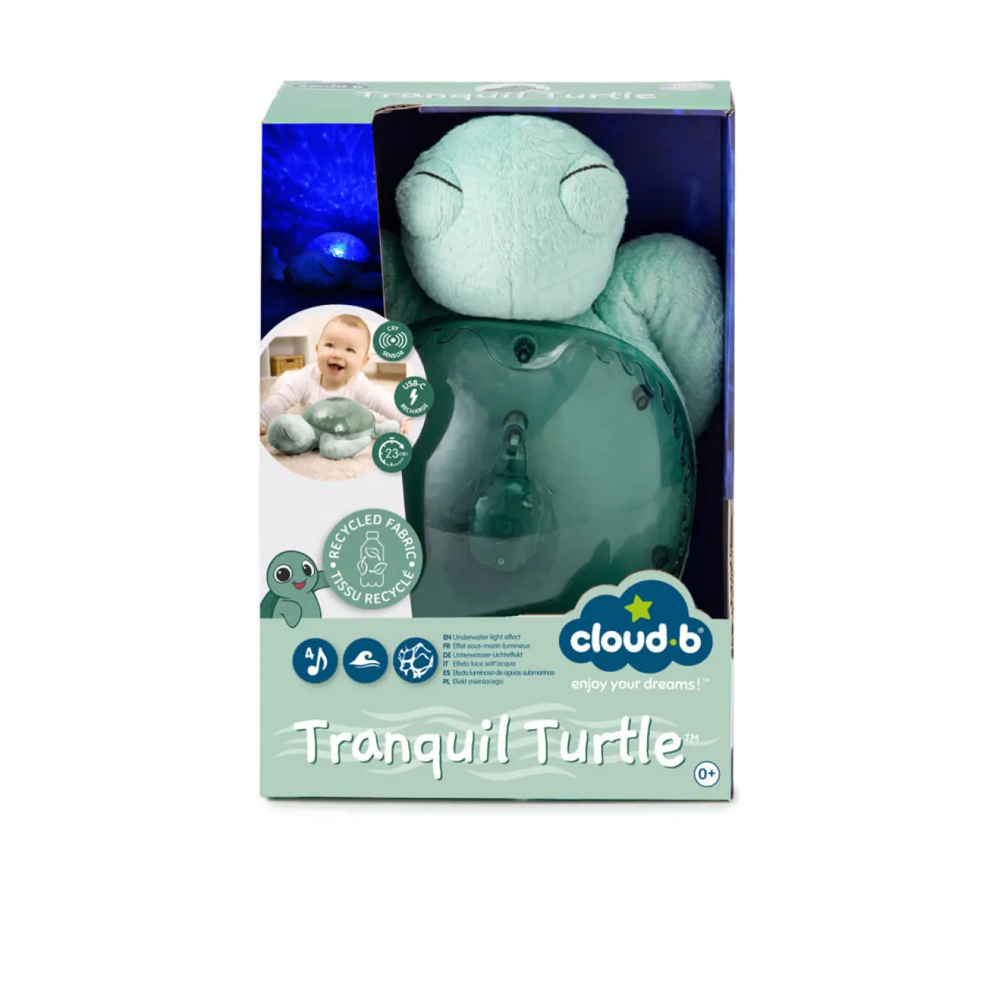 Lampka Tranquil Turtle Ocean Eco - żółw zielony