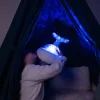 Lampka z projekcją świetlną - Wieloryb biały