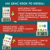 Logiczne łamigłówki, edukacyjna gra karciana z kluczem 36m+, 3 poziomy trudności
