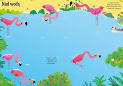 Lubię naklejać. Flamingi