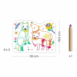Magiczne kolorowanki - LEŚNE ZWIERZĄTKA 3+
