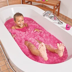 Magiczny proszek do kąpieli Gelli Baff - różowy i pomarańczowy, 4 użycia, 3+, 620g