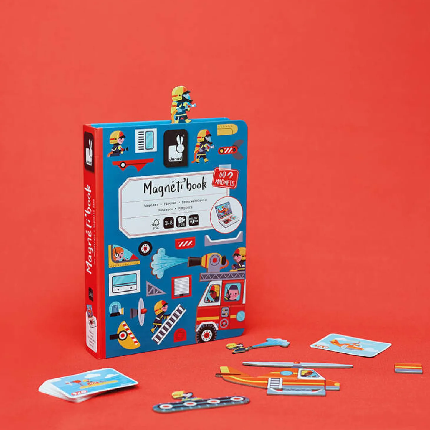 Magnetyczna układanka Straż pożarna Magnetibook