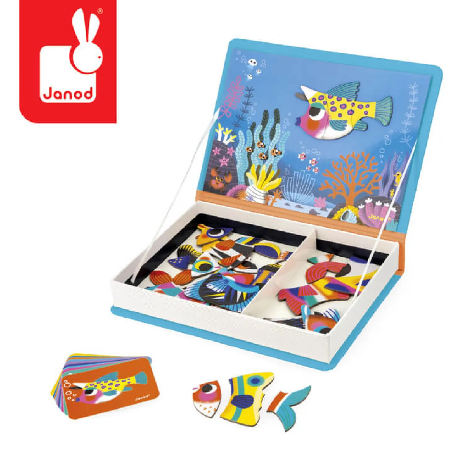 Magnetyczna układanka Tropikalne ryby Magnetibook 3+