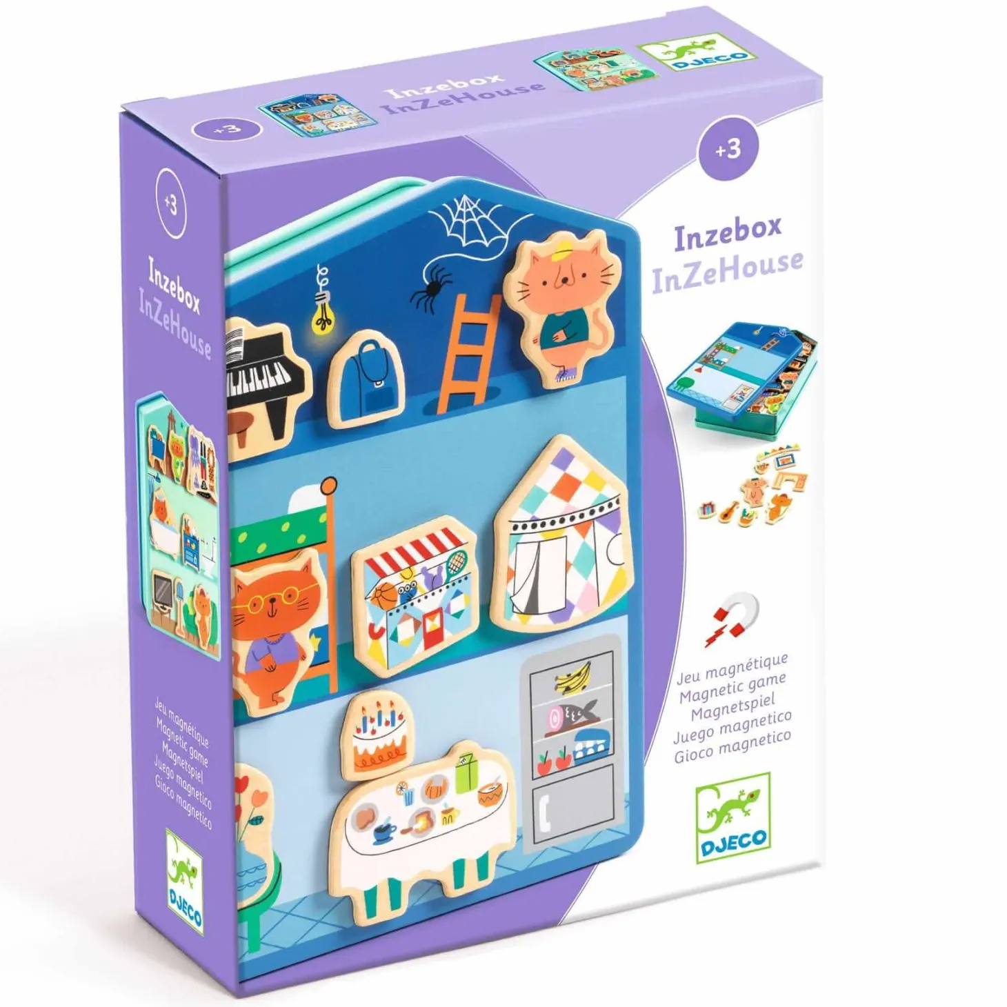 Magnetyczne puzzle DOMEK KOTKÓW