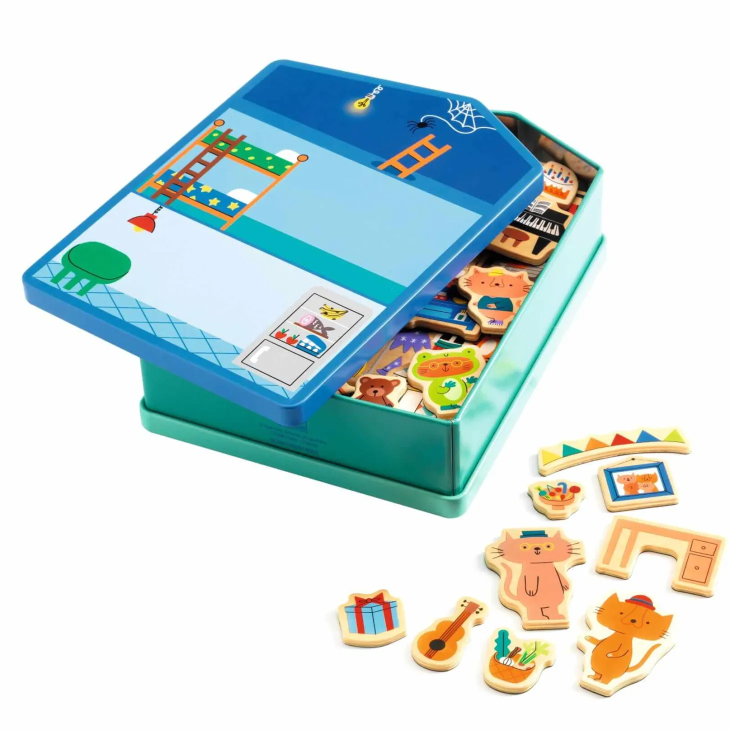 Magnetyczne puzzle DOMEK KOTKÓW