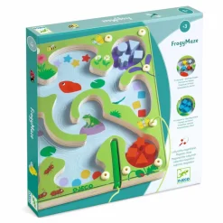 Magnetyczny drewniany labirynt FrogyMaze