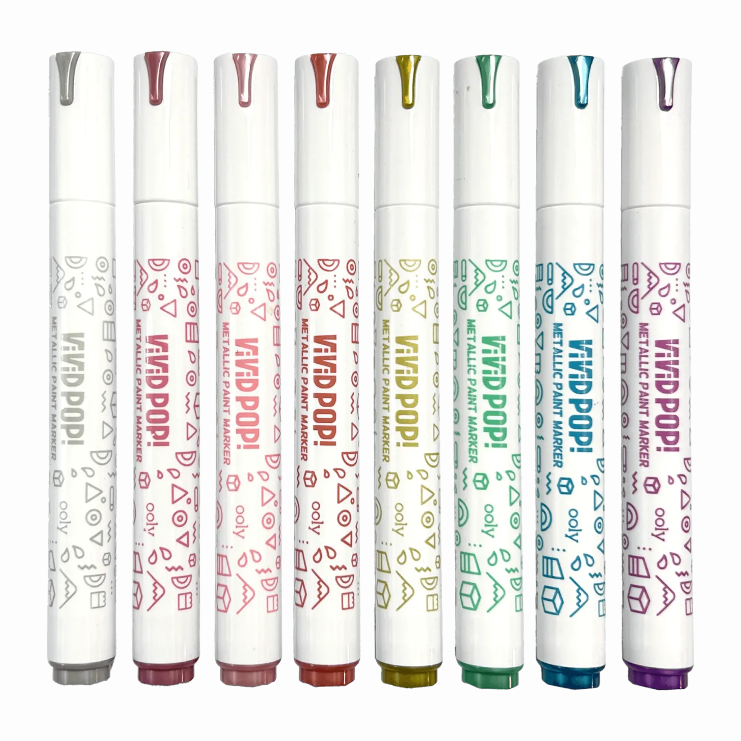 Markery Akrylowe Vivid Pop! Metaliczne Kolory