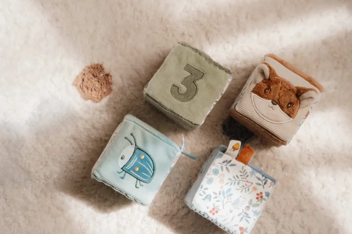 4 Miękkie kostki aktywizujące Forest Friends