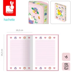 Mini notes w twardej oprawie Owocowe Słodziaki 6+