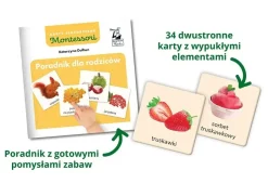 Montessori. Karty sensoryczne z książeczką. Przyroda tu i tam