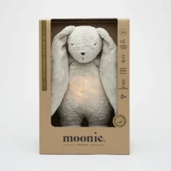 Moonie NATUR 2.0 - szumiący króliczek z lampką - GRAY