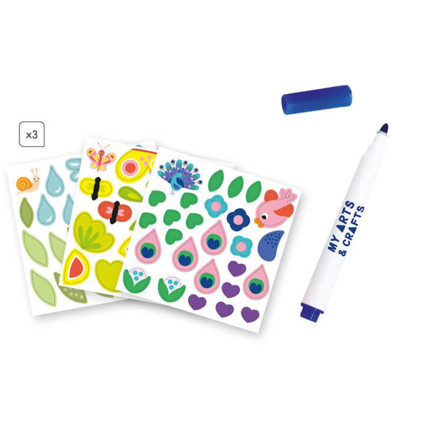 Multizestaw kreatywny 4-latka My arts & crafts 4+